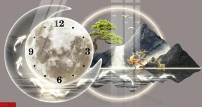 File tranh gốc PSD File tranh gốc in tranh tường nền tổng hợp H17083 còn nguyên layer