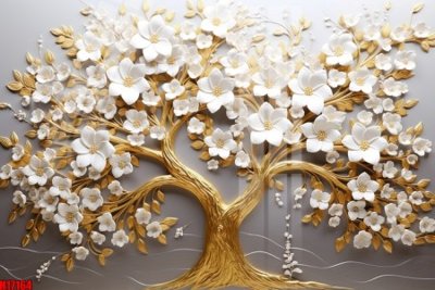 File gốc File tranh gốc in tranh tường nền tổng hợp H17164 (in tráng gương) ốp tường