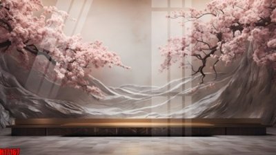 Download file gốc File tranh gốc in tranh tường nền tổng hợp H17167 (in lụa) hoa lá