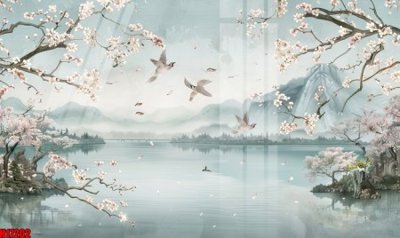 File tranh PSD File tranh gốc in tranh tường nền tổng hợp H17202 chất lượng cao