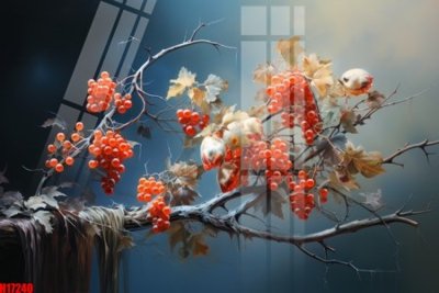 File PSD File tranh gốc in tranh tường nền tổng hợp H17240 (gốc) nhiều lớp (multi-layer)