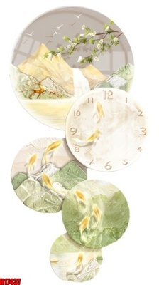 File tranh gốc in trần nhà File tranh gốc in tranh tường nền tổng hợp H17437 3D