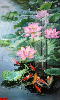 Tải file File tranh gốc in tranh tường nền tổng hợp H18077 (PSD) cho in tranh 3D