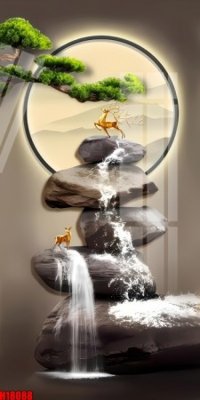 File in lụa File tranh gốc in tranh tường nền tổng hợp H18088 (phong cảnh) File tranh gốc in tranh tường nền tổng hợp H18088