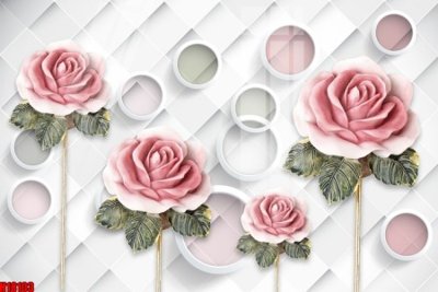 File tranh File tranh gốc in tranh tường nền tổng hợp H18103 (gốc) phong cách tối giản