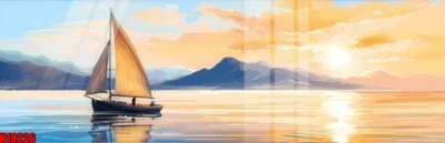 File tranh gốc in trần nhà File tranh gốc in tranh tường nền tổng hợp H18226 3D