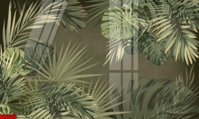 Download file gốc File tranh gốc in tranh tường nền tổng hợp H18336 (in mica) trang trí