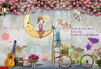 Tải file gốc File tranh gốc in tranh tường nền tổng hợp H18486 (để in lụa)