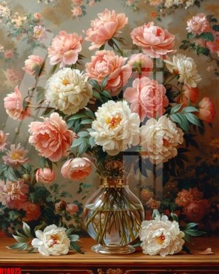 File in lụa File tranh gốc in tranh tường nền tổng hợp H18675 (tân cổ điển) File tranh gốc in tranh tường nền tổng hợp H18675