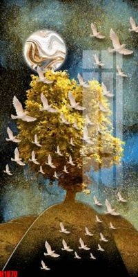 File gốc in mica File tranh decor tranh bộ treo tường tổng hợp H1870 chất lượng