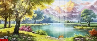 File tranh File tranh gốc in tranh tường nền tổng hợp H18938 (file gốc) chủ đề phong thủy