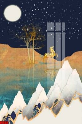 File tranh File tranh decor tranh bộ treo tường tổng hợp H1899 (bản gốc) in lụa dán tường