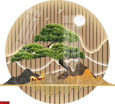 File in ấn File tranh gốc in tranh tường nền tổng hợp H19335 (bản gốc) sắc nét