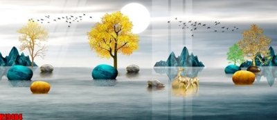 Tải file File tranh gốc in tranh tường nền tổng hợp H19484 (gốc) làm file in ấn