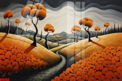 File tranh File tranh gốc in tranh tường nền tổng hợp H19764 (bản gốc) in lụa dán tường