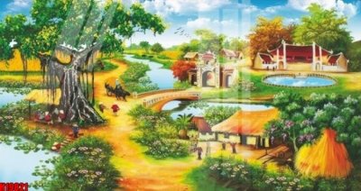 File in lụa File tranh gốc in tranh tường nền tổng hợp H19821 (phong cảnh) File tranh gốc in tranh tường nền tổng hợp H19821
