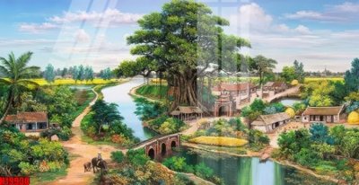 Hình ảnh gốc File tranh gốc in tranh tường nền tổng hợp H19930 (để in khổ lớn)