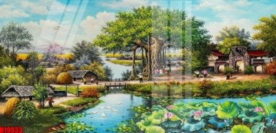 Ảnh gốc File tranh gốc in tranh tường nền tổng hợp H19933 (độ nét cao) in tráng gương