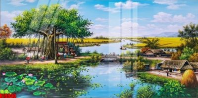 Tải file File tranh gốc in tranh tường nền tổng hợp H19940 (PSD) cho in tranh kính