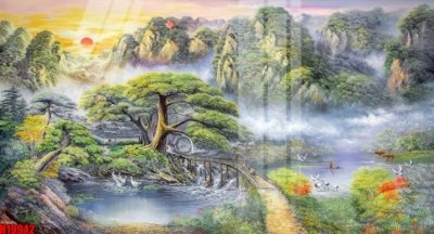 Download file gốc File tranh gốc in tranh tường nền tổng hợp H19942 (in lụa) cao cấp