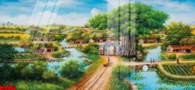 File gốc File tranh gốc in tranh tường nền tổng hợp H19943 (vector) cho in ấn