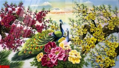 File gốc in ấn File tranh gốc in tranh tường nền tổng hợp H19962 chuẩn màu CMYK