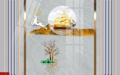 File PSD File tranh gốc in tranh tường nền tổng hợp H20116 (gốc) cho in quảng cáo