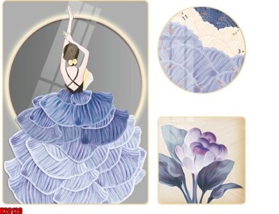 Tải file File tranh gốc in tranh tường nền tổng hợp H20120 (gốc) làm file in ấn