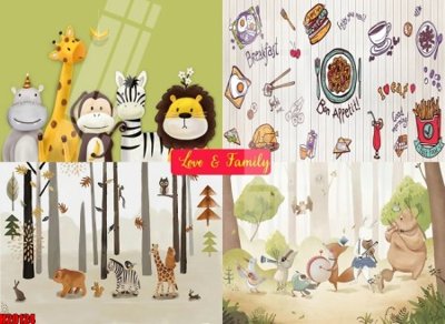 File gốc File tranh gốc in tranh tường nền tổng hợp H20124 (in lụa) tranh mã đáo