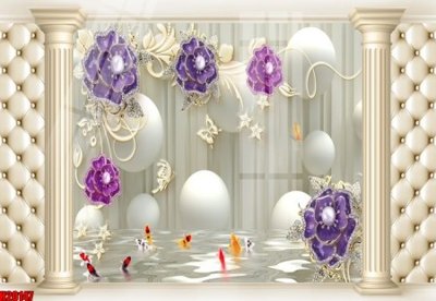 File in trần File tranh gốc in tranh tường nền tổng hợp H20147 (bản gốc) hoa văn