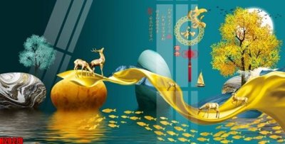 Tải về hình ảnh gốc File tranh gốc in tranh tường nền tổng hợp H20270 sắc nét