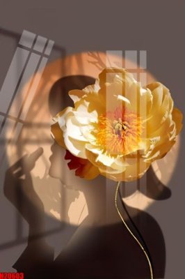 File gốc File tranh gốc in tranh tường nền tổng hợp H20603 (in lụa) tranh mã đáo