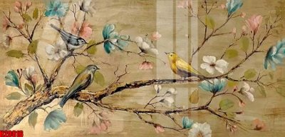 File tranh File tranh gốc in tranh tường nền tổng hợp H20816 (bản gốc) treo quán cafe