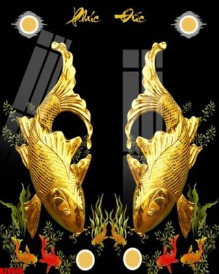 File tranh File tranh gốc in tranh tường nền tổng hợp H20840 (file gốc) chủ đề phong thủy