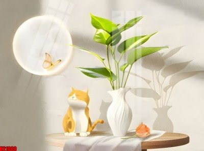 Tải file File tranh gốc in tranh tường nền tổng hợp H21000 (ảnh gốc) in tráng gương