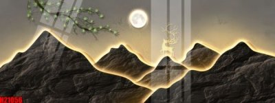 File gốc File tranh gốc in tranh tường nền tổng hợp H21056 (trang trí) phòng ngủ