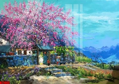 Download file File tranh gốc in tranh tường nền tổng hợp H21065 (gốc) in mica ốp bếp