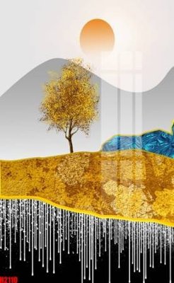 File gốc File tranh decor tranh bộ treo tường tổng hợp H2110 (in tráng gương) ốp tường