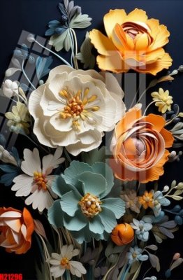 File gốc File tranh gốc in tranh tường nền tổng hợp H21296 (in 3D) cho trang trí