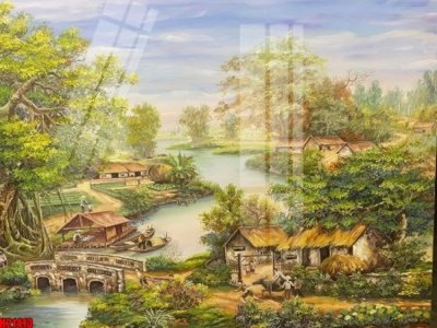 Download file gốc File tranh gốc in tranh tường nền tổng hợp H21413 (in lụa) cao cấp