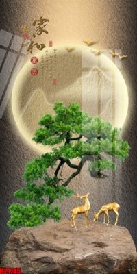 File gốc File tranh gốc in tranh tường nền tổng hợp H21745 (ảnh chi tiết) để in lụa