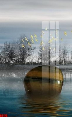 File gốc File tranh decor tranh bộ treo tường tổng hợp H2179 (in tráng gương) hiện đại