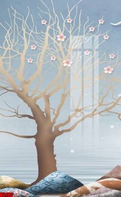 File tranh File tranh decor tranh bộ treo tường tổng hợp H2193 (gốc) in backlit film