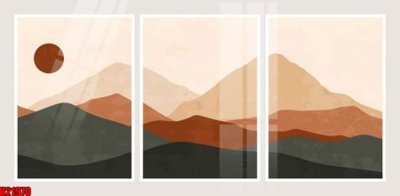 File gốc File tranh gốc in tranh tường nền tổng hợp H21970 (in lụa) họa tiết 3D