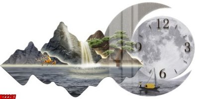 File tranh gốc in trần nhà File tranh gốc in tranh tường nền tổng hợp H22207 3D