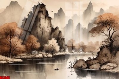 Cung cấp file tranh gốc File tranh gốc in tranh tường nền tổng hợp H22445 độc quyền