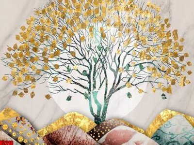 File gốc File tranh decor tranh bộ treo tường tổng hợp H2246 (in mica) cắt laser