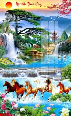 File tranh quảng cáo File tranh gốc in tranh tường nền tổng hợp H22715 (file gốc) chuyên nghiệp