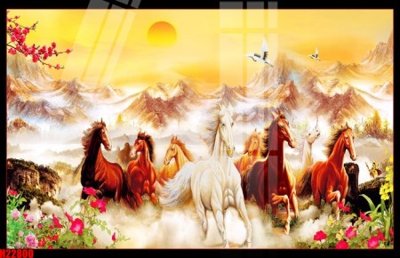 File tranh File tranh gốc in tranh tường nền tổng hợp H22800 (ảnh gốc) in trần 3D