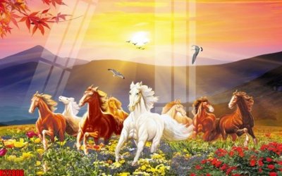 File in trần File tranh gốc in tranh tường nền tổng hợp H22806 (bản gốc 3D) sống động